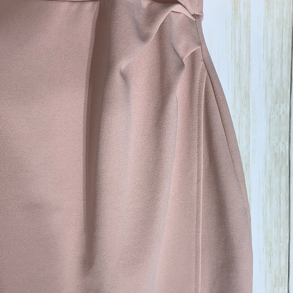 ASOS Faux Wrap Dress with Mesh Back Size 2 - Picture 3 of 8